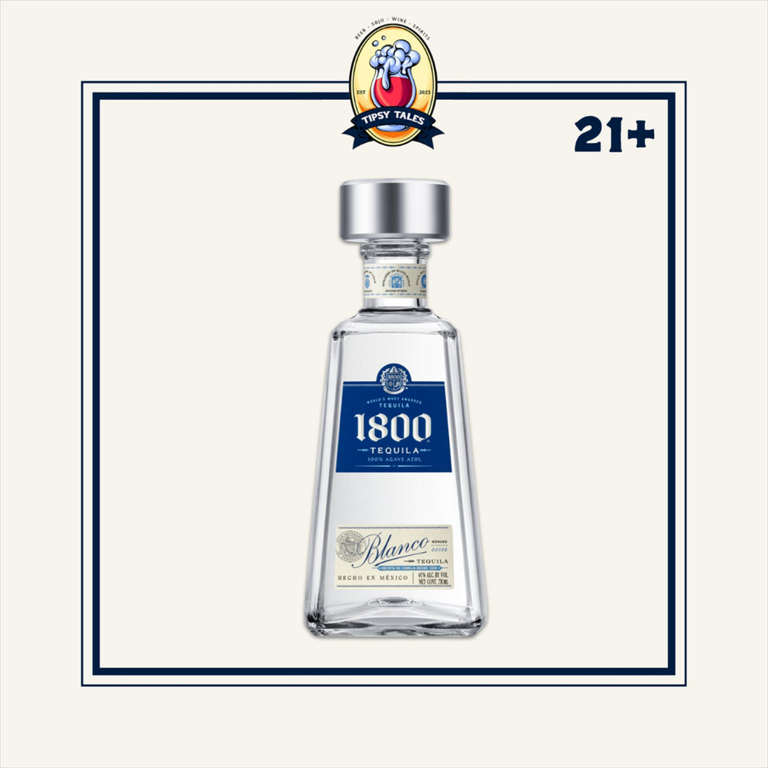 1800 Blanco/silver  Tequila 750ml 1