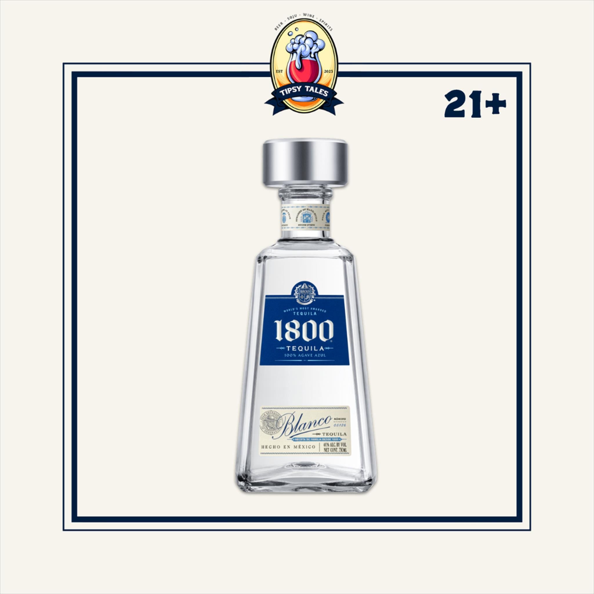 1800 Blanco/silver  Tequila 750ml 1
