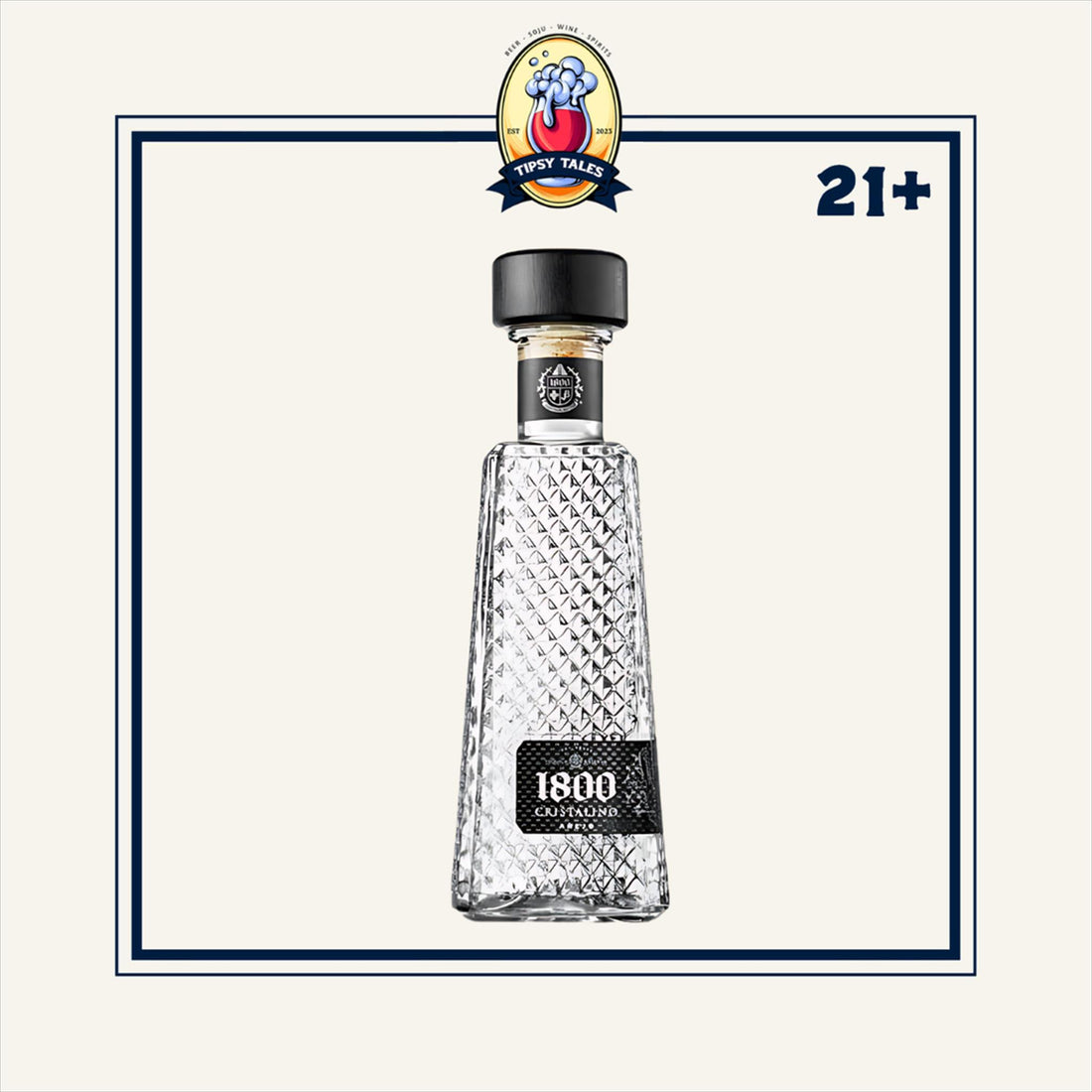 1800 Cristalino Anejo Tequila  750ml 1