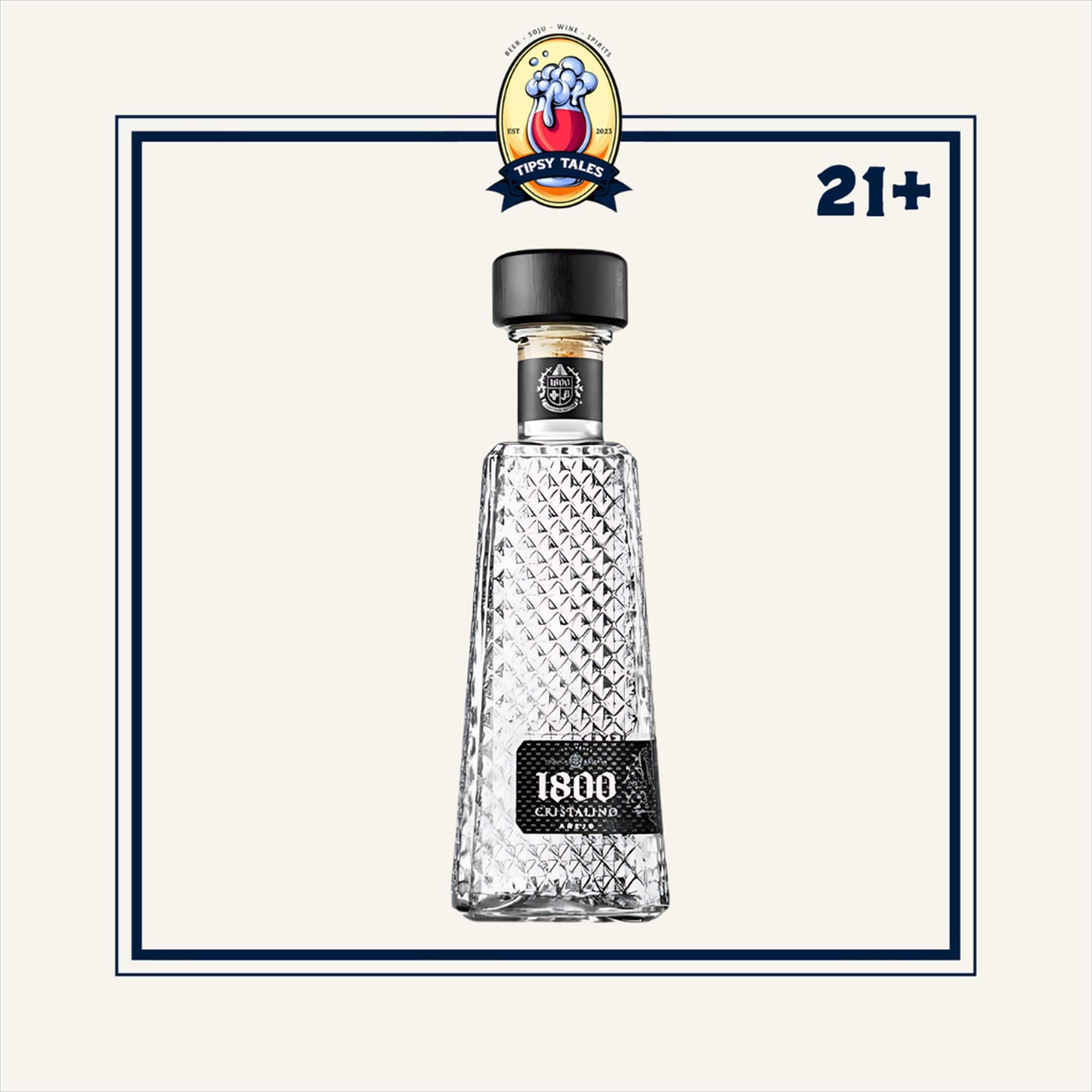 1800 Cristalino Anejo Tequila  750ml 1