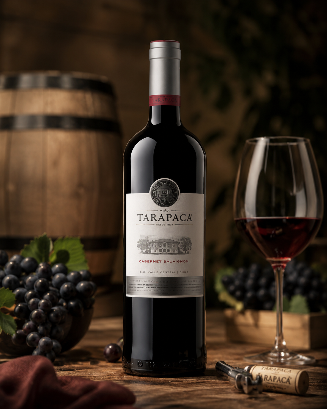 Chile Red Wine Tarapaca Merlot 750ml 1