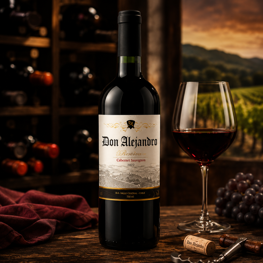 Don Alejandro Gran Reserva Cabernet Sauvignon Chile Wine 750ml 1