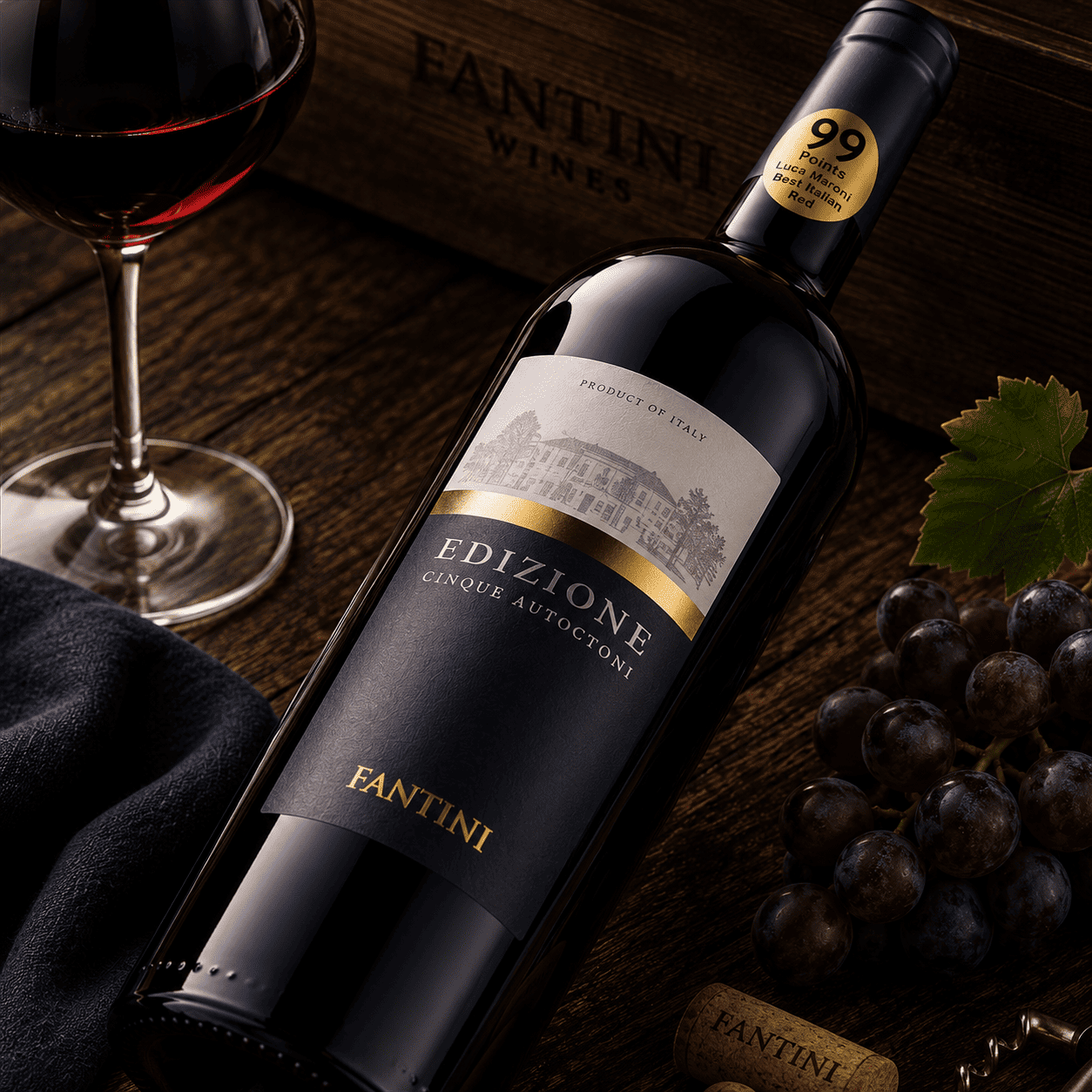 Edizione Cinque Autoctoni Fantini Farnese Italian Red Wine 750ml 2