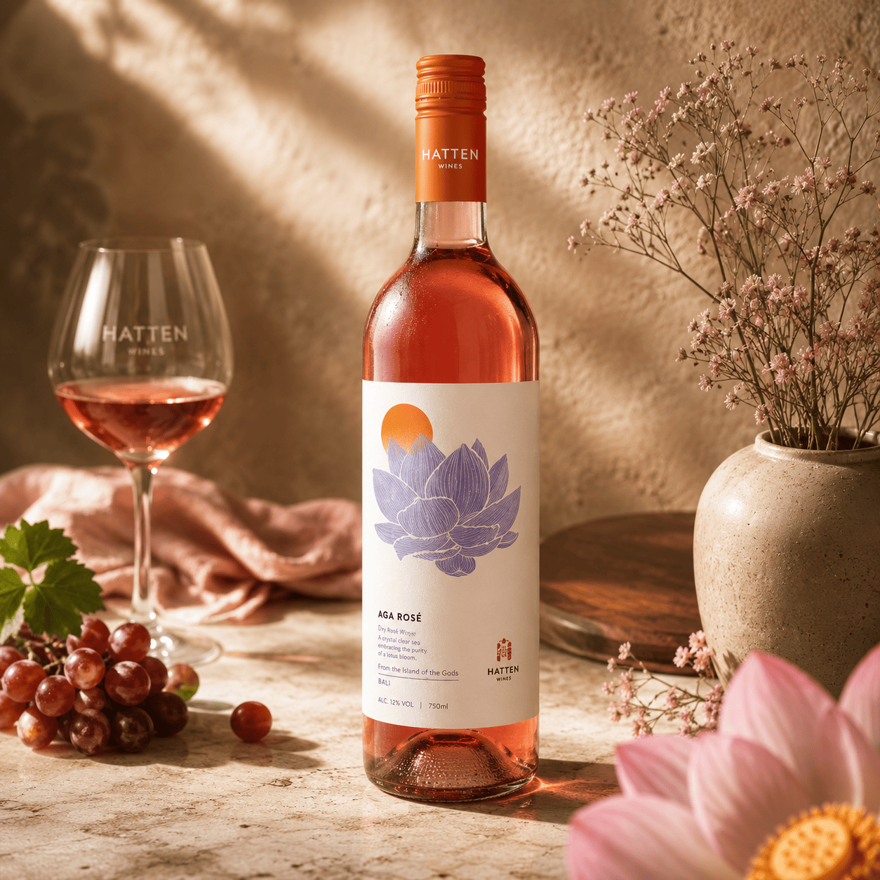 Hatten Aga Rose Wine 750ml 2