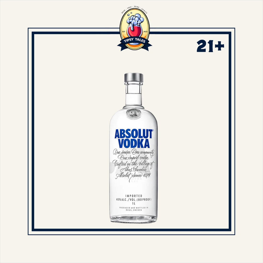 Absolut Vodka 1000ml 1