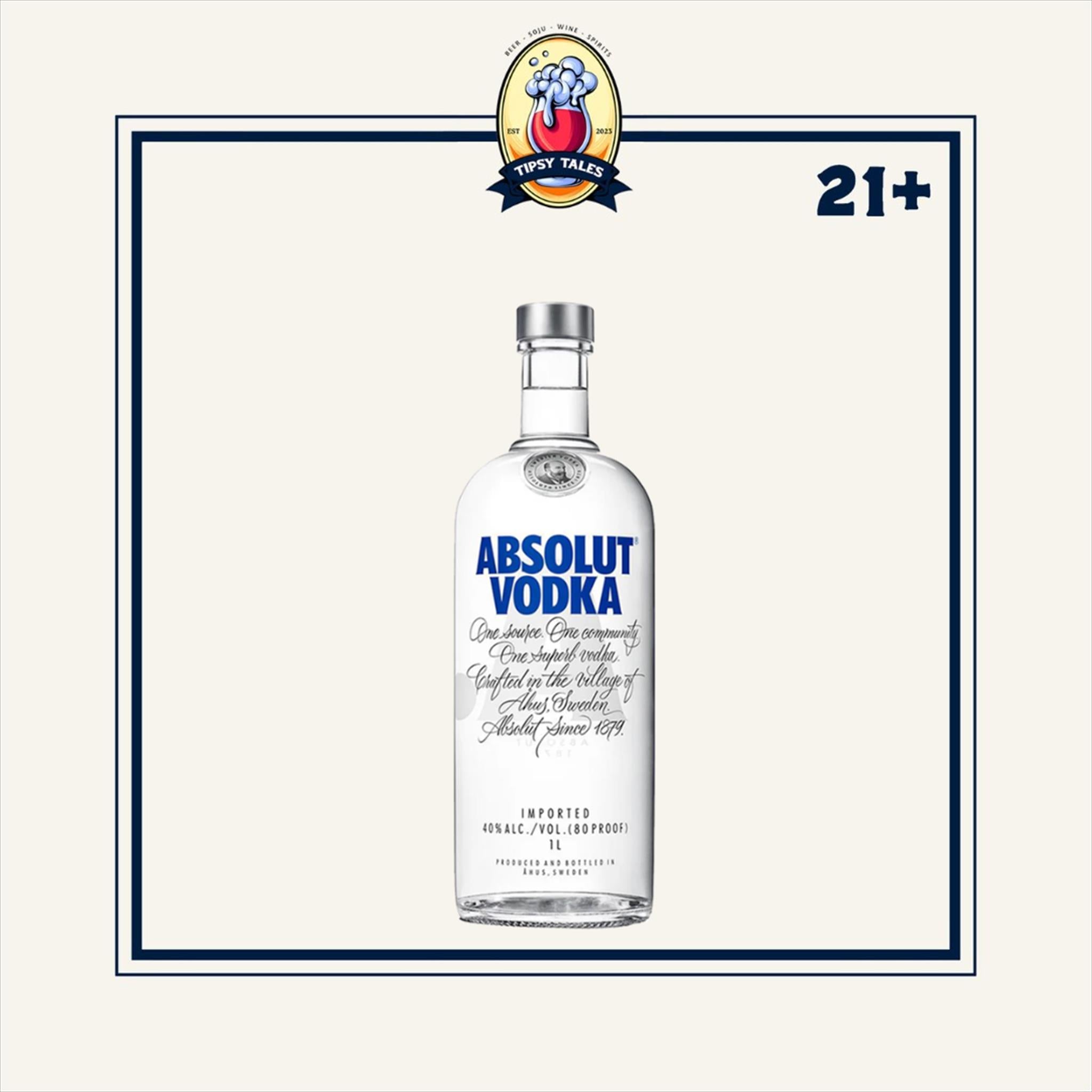 Absolut Vodka 1000ml 1