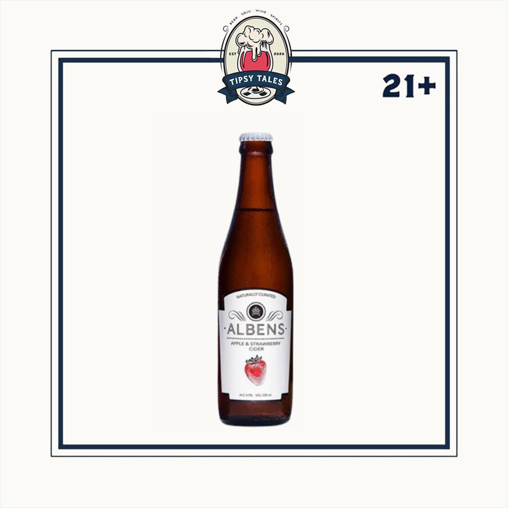 Albens Apple Cider Strawberry 330ml 1
