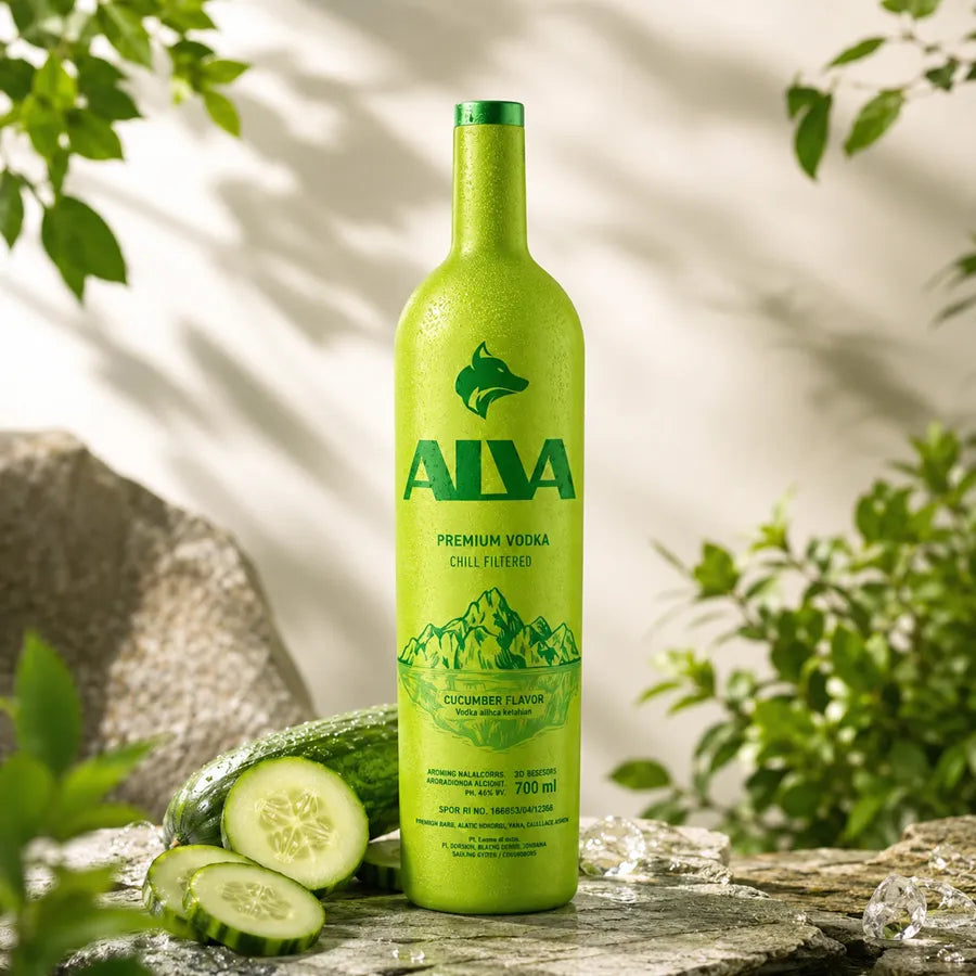 Alva Vodka Cucumber Flavour 700ml 2