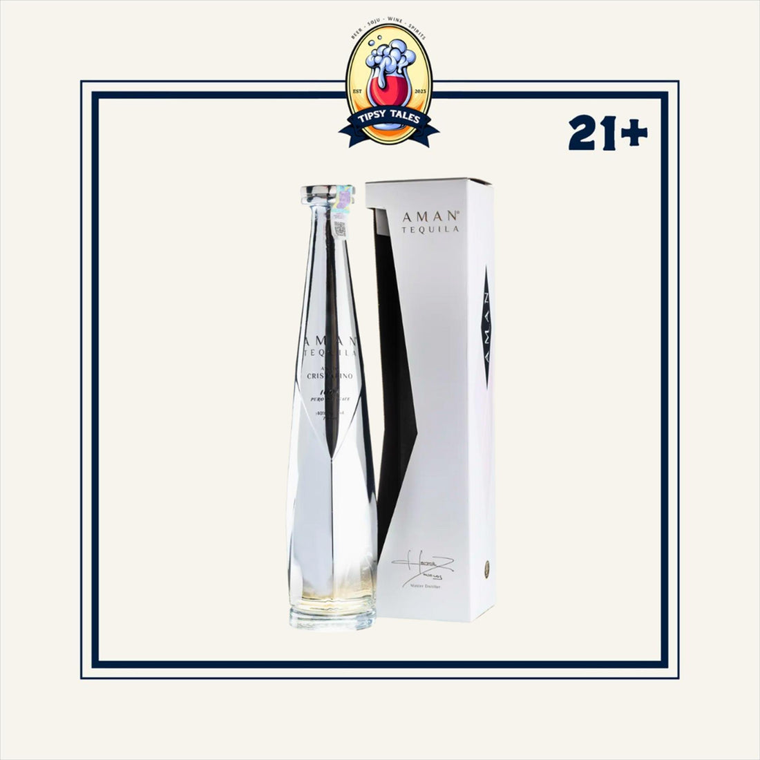 Aman Tequila Anejo Cristalino 750ml 1