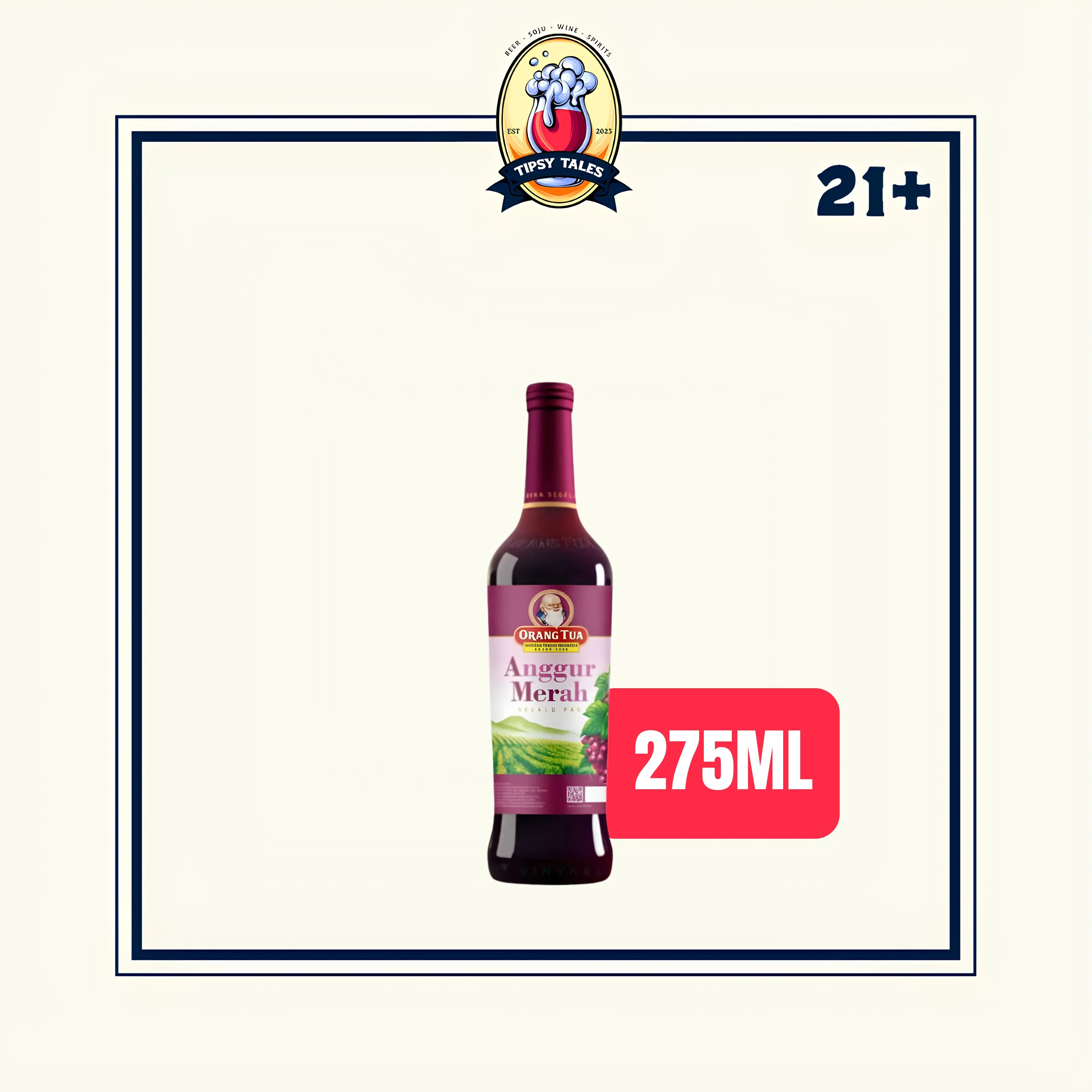 Anggur Merah Cap Orang Tua 275ml 1