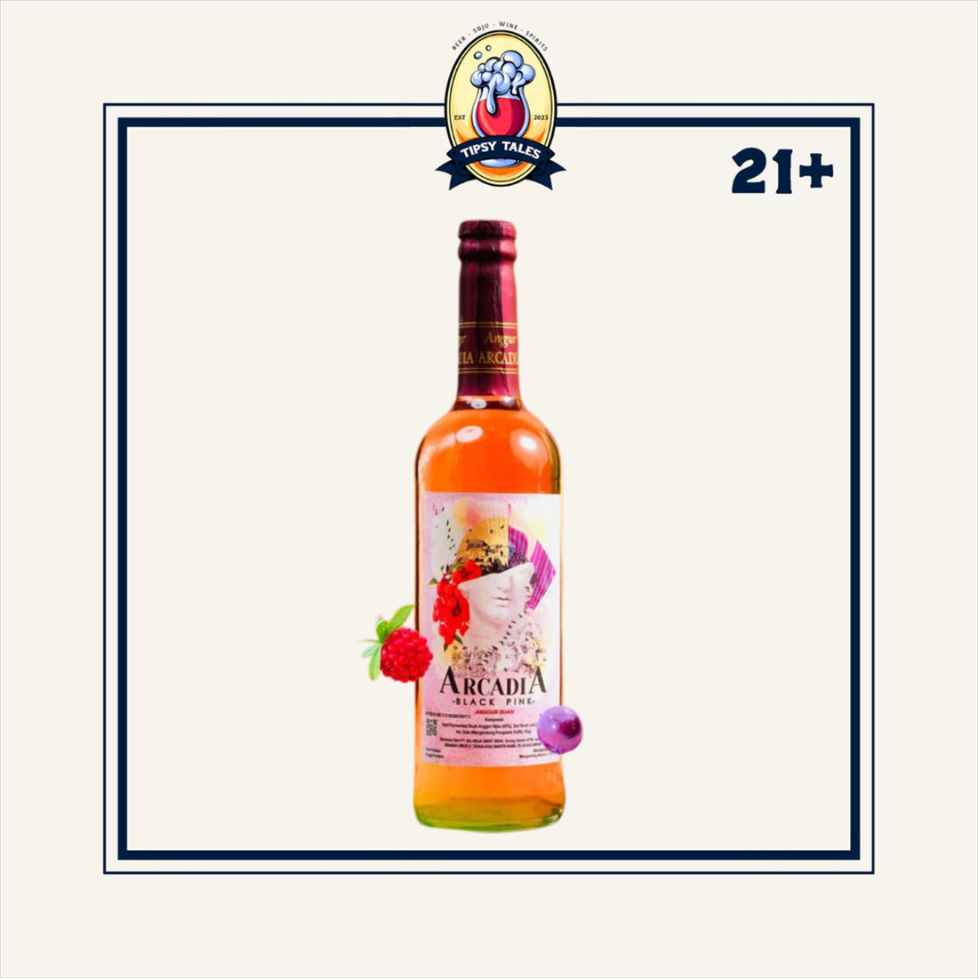 Arcadia Black Pink Anggur Buah 1