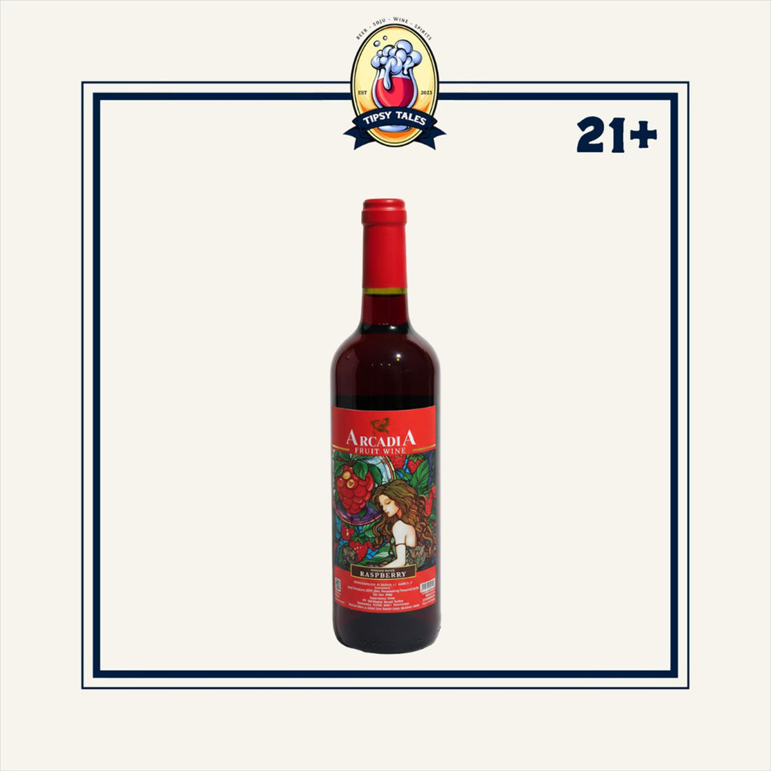 Arcadia Raspberry Anggur Buah 600ml 1
