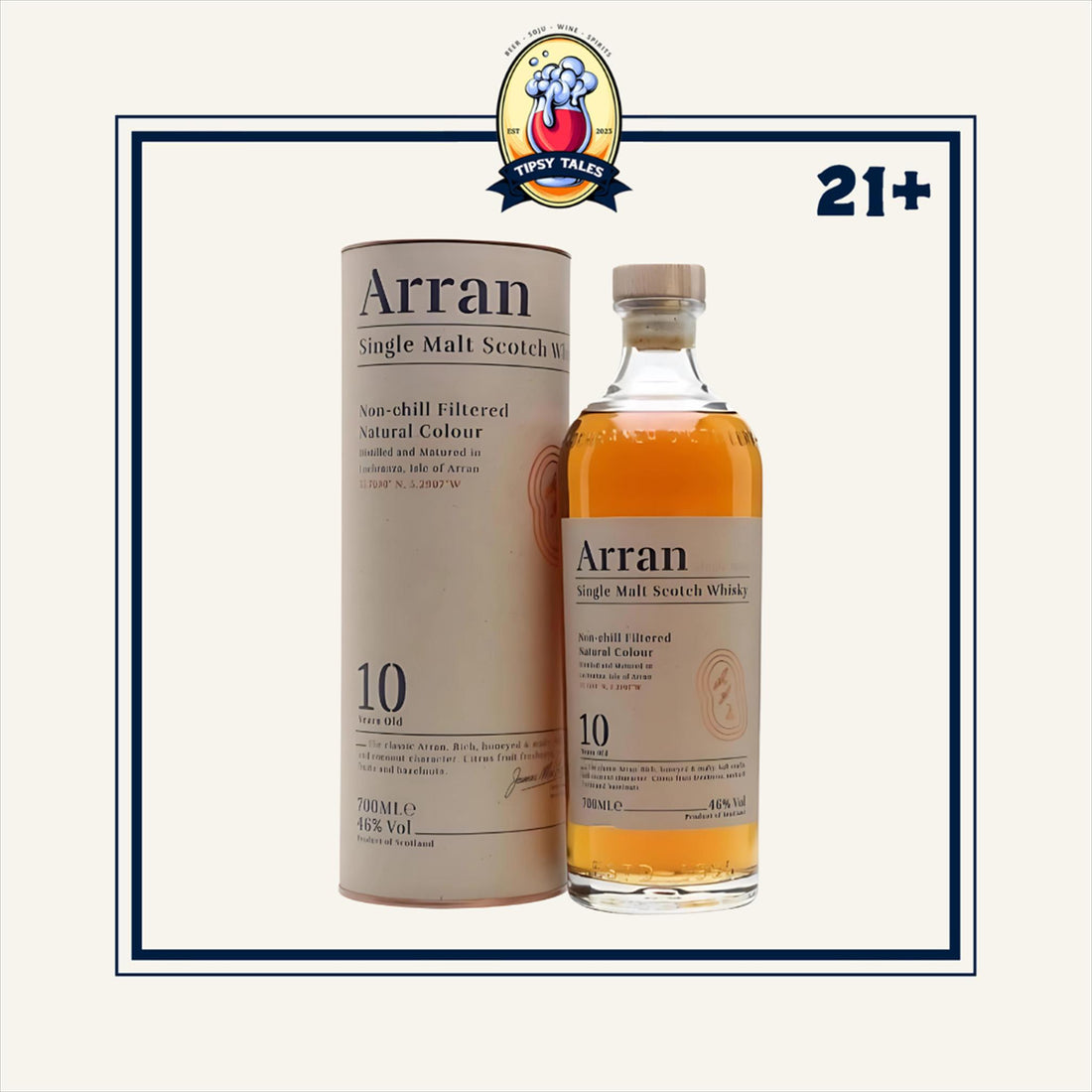 Arran 10 YO Single Malt Whisky 700ml 1