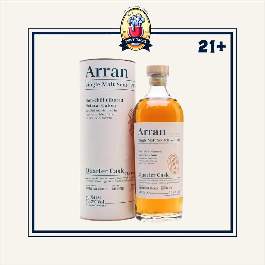 Arran Quarter Cask Single Malt Whisky 700ml 1