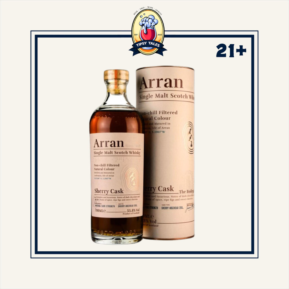 Arran Sherry Cask Single Malt Whisky 700ml 1