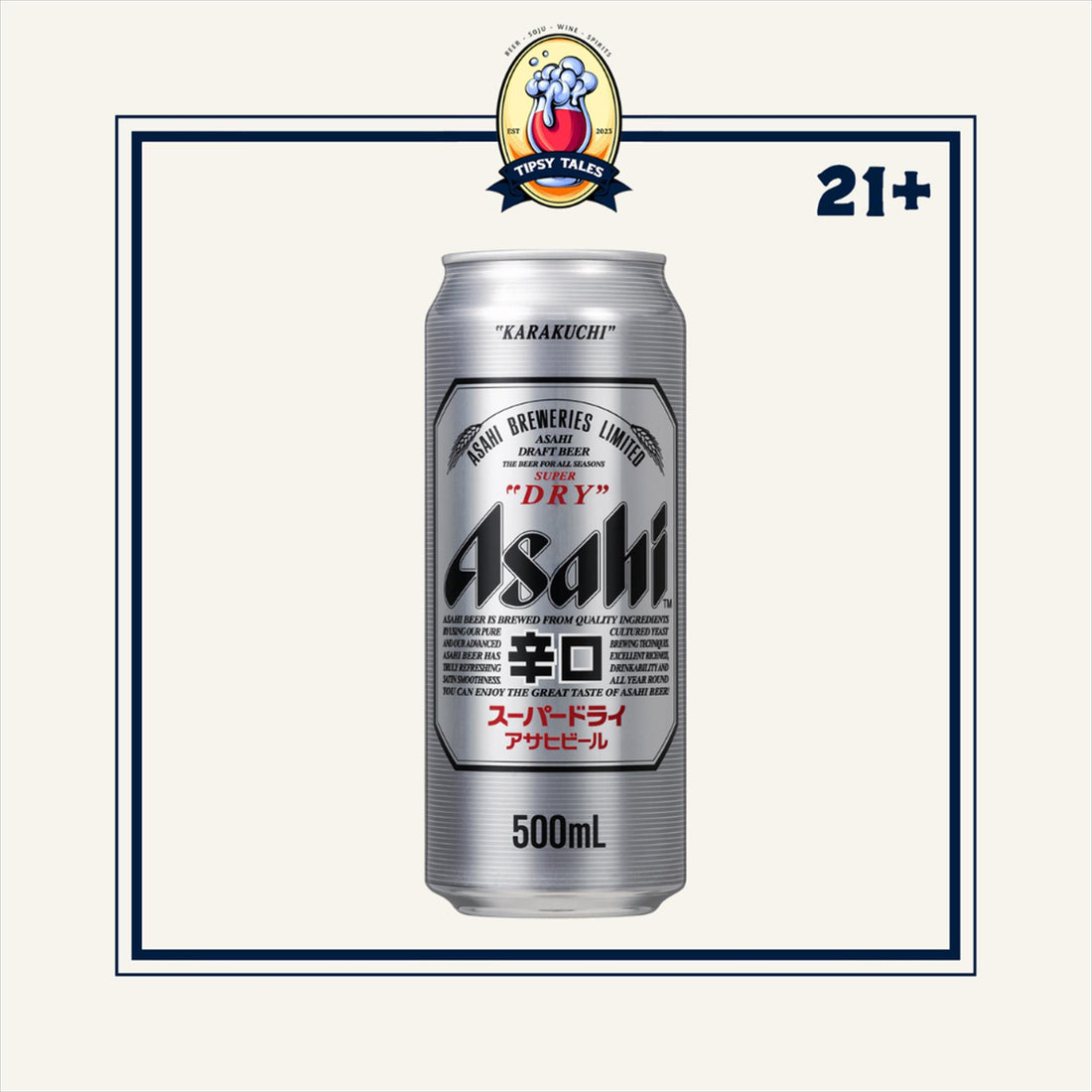 Asahi Super Dry Can 500ml 1