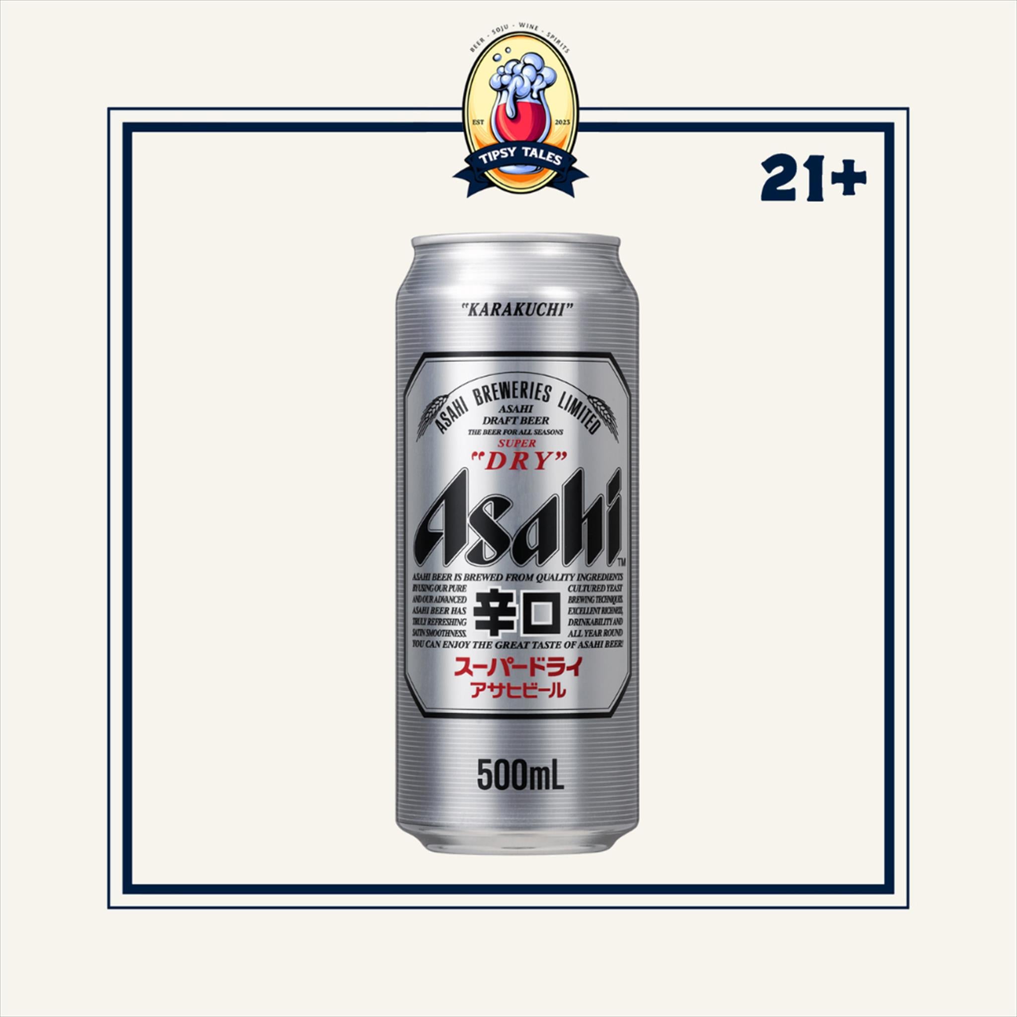 Asahi Super Dry Can 500ml 1