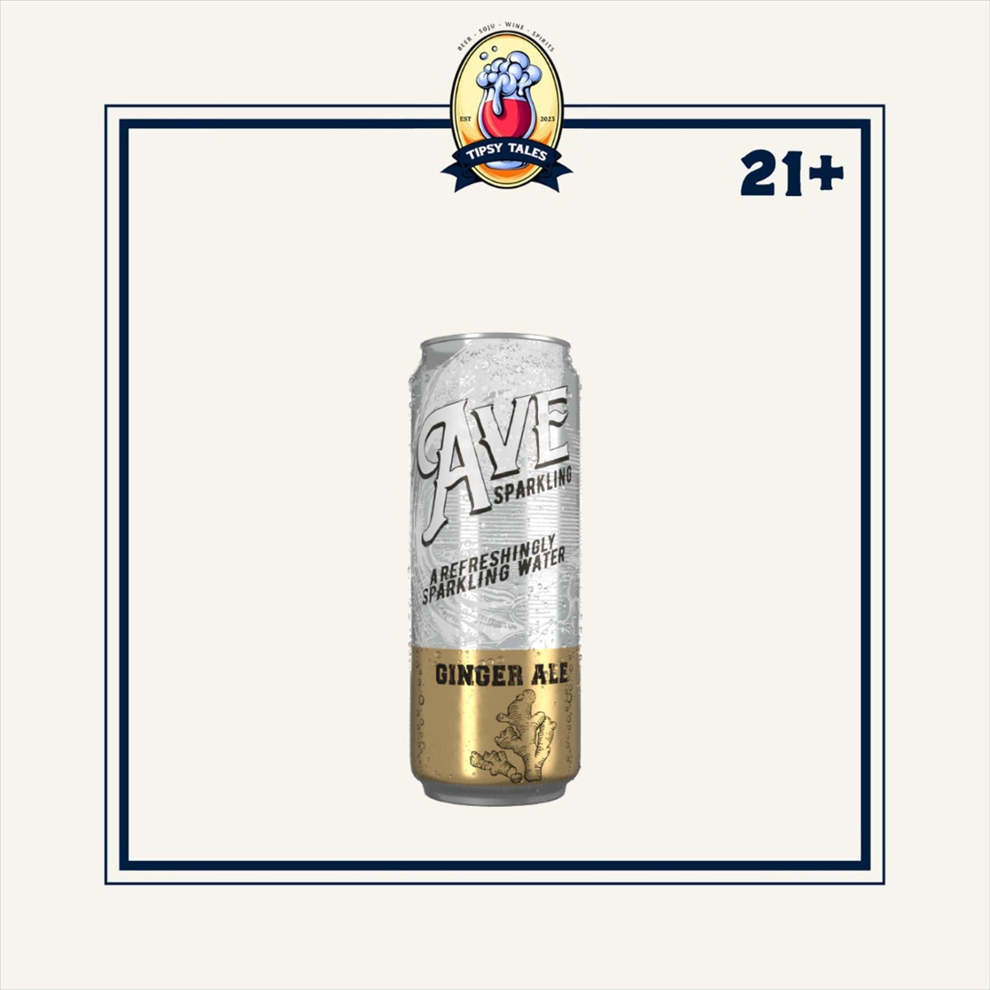 Ave Sparkling Ginger AleCan 325ml 1