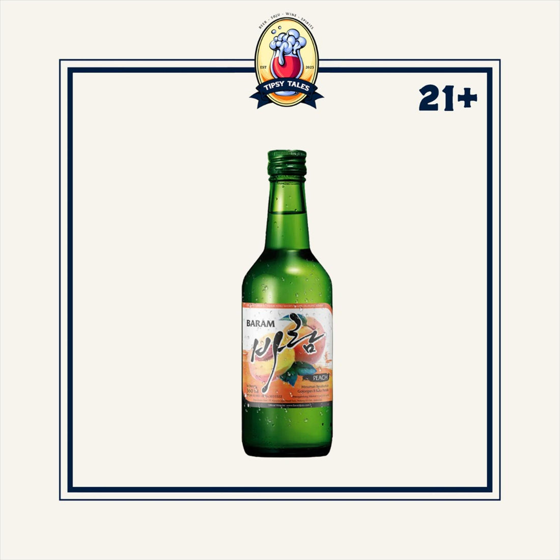 Baram Soju Peach 360 ml 1