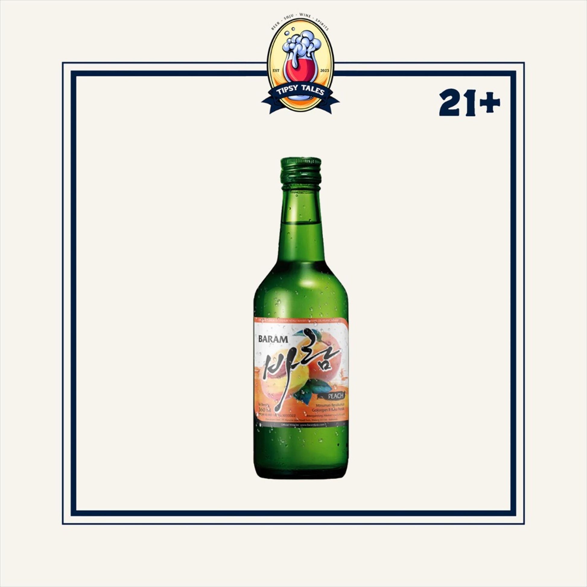 Baram Soju Peach 360 ml 1