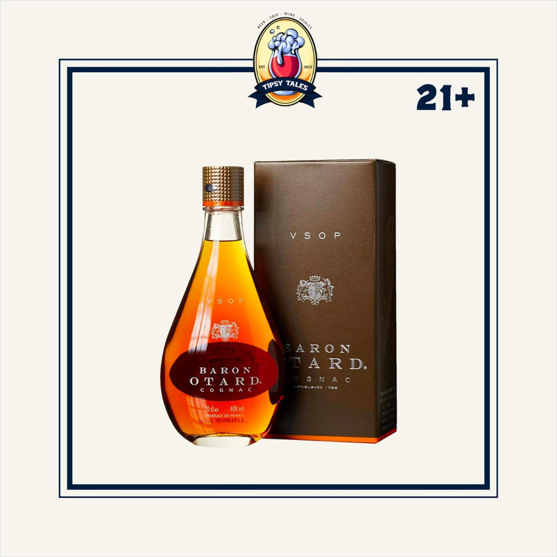 Baron Otard VSOP Cognac 700ml 1