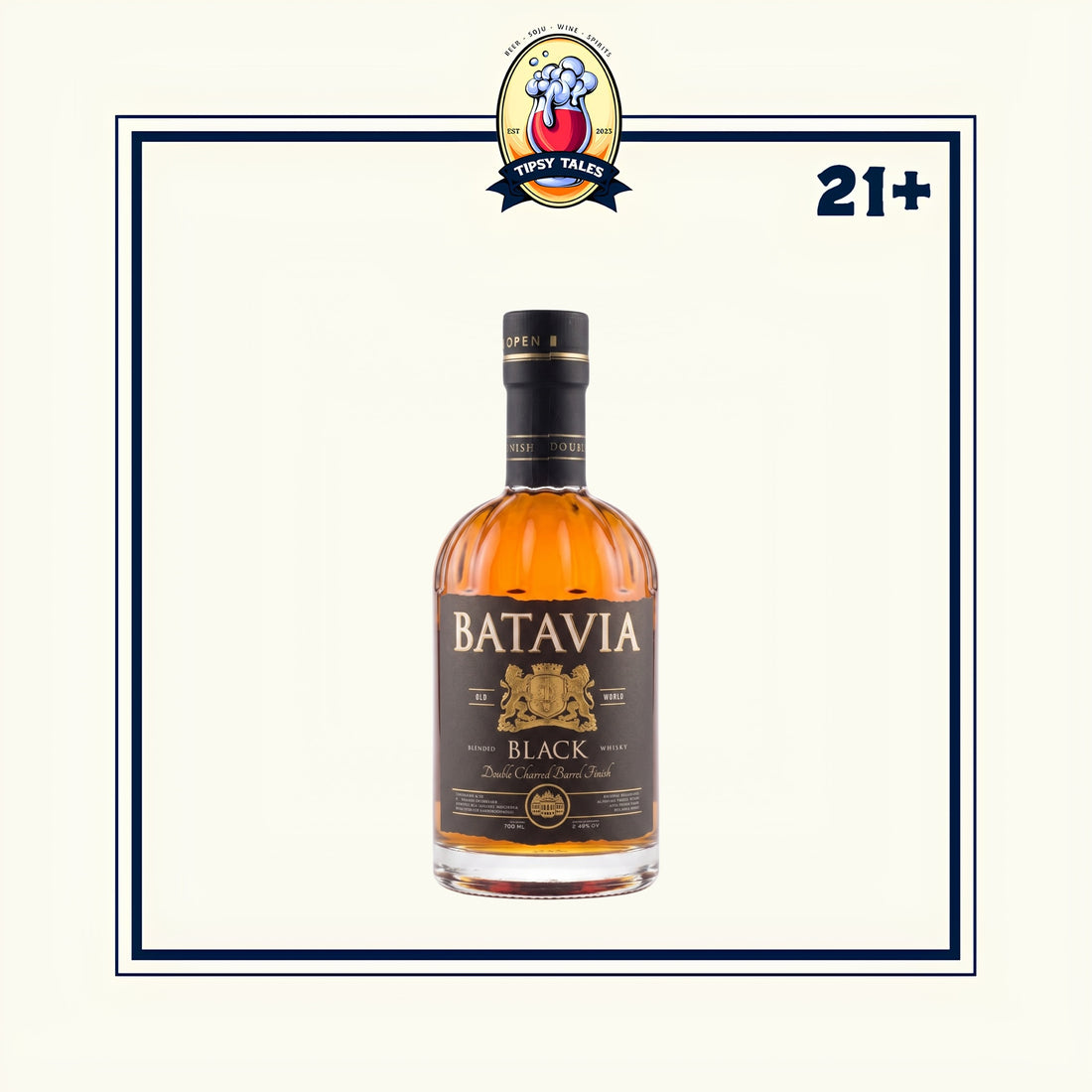 Batavia Black Blended Whisky 700ml 1