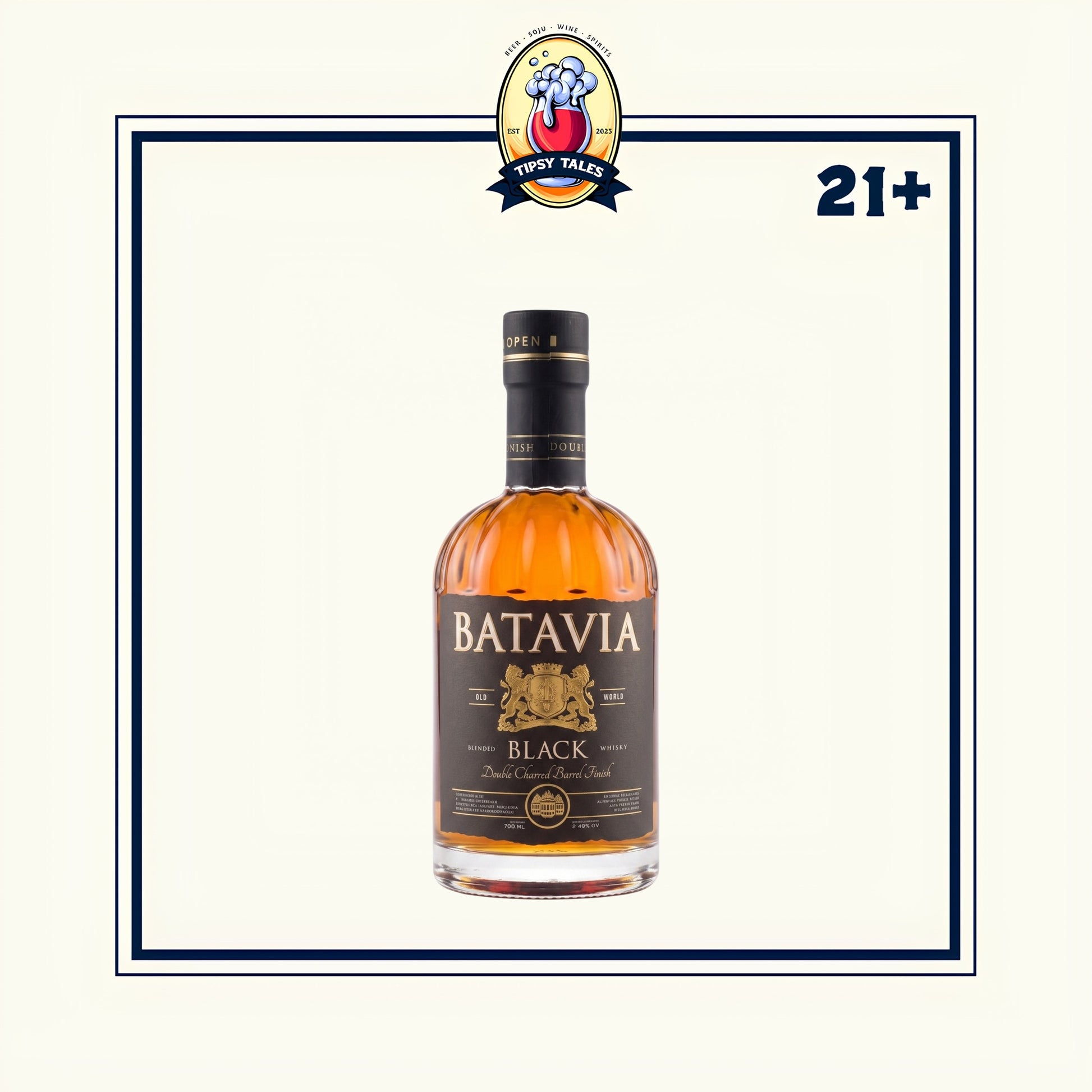 Batavia Black Blended Whisky 700ml 1