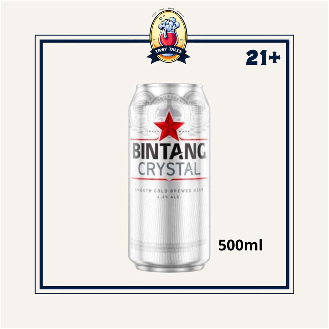 Bintang Crystal Can 500ml 1