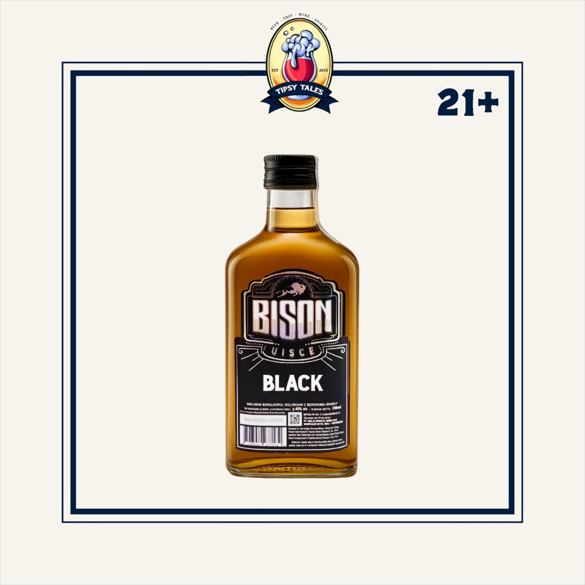 Bison Uisce Black 250ml 1