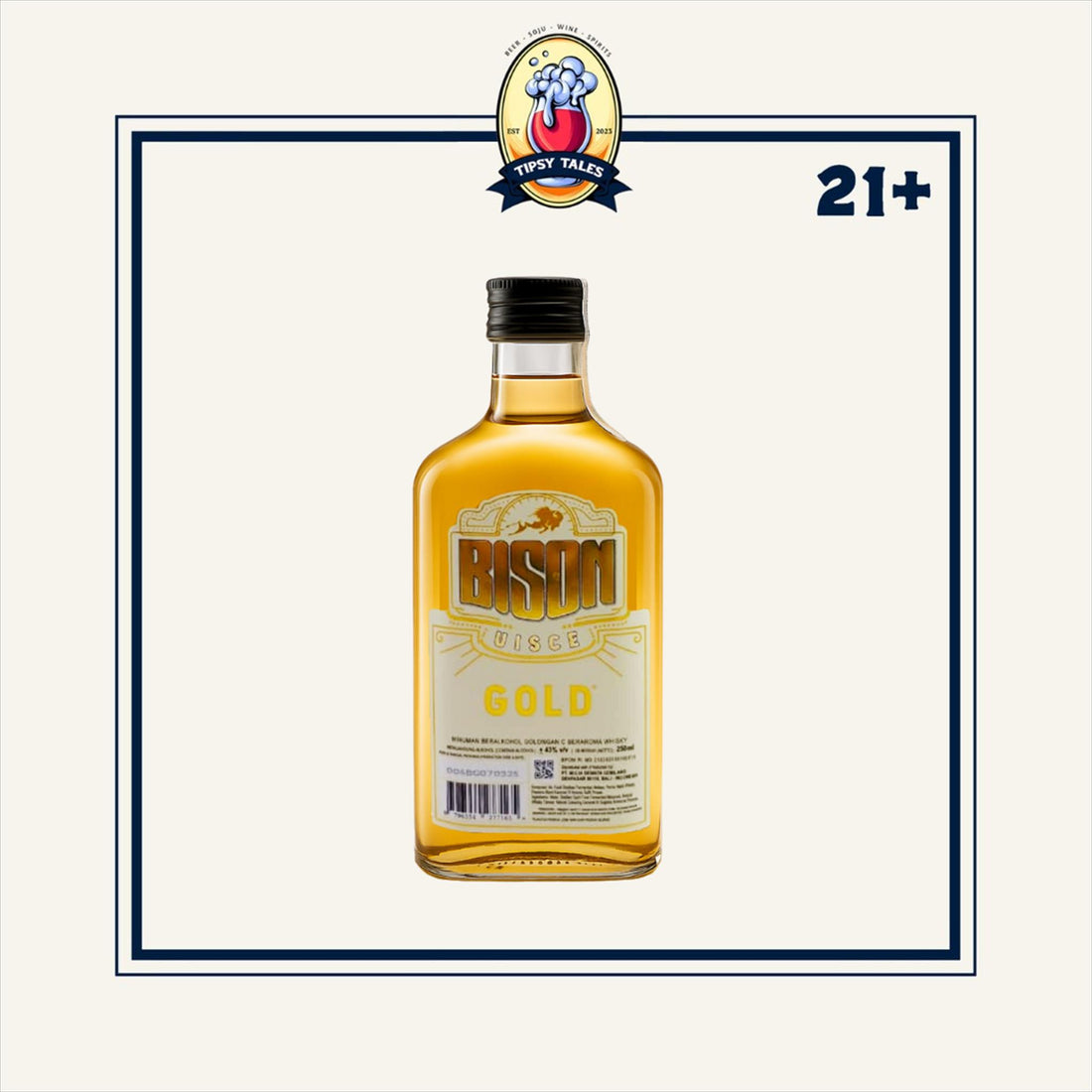 Bison Uisce Gold 250ml 1
