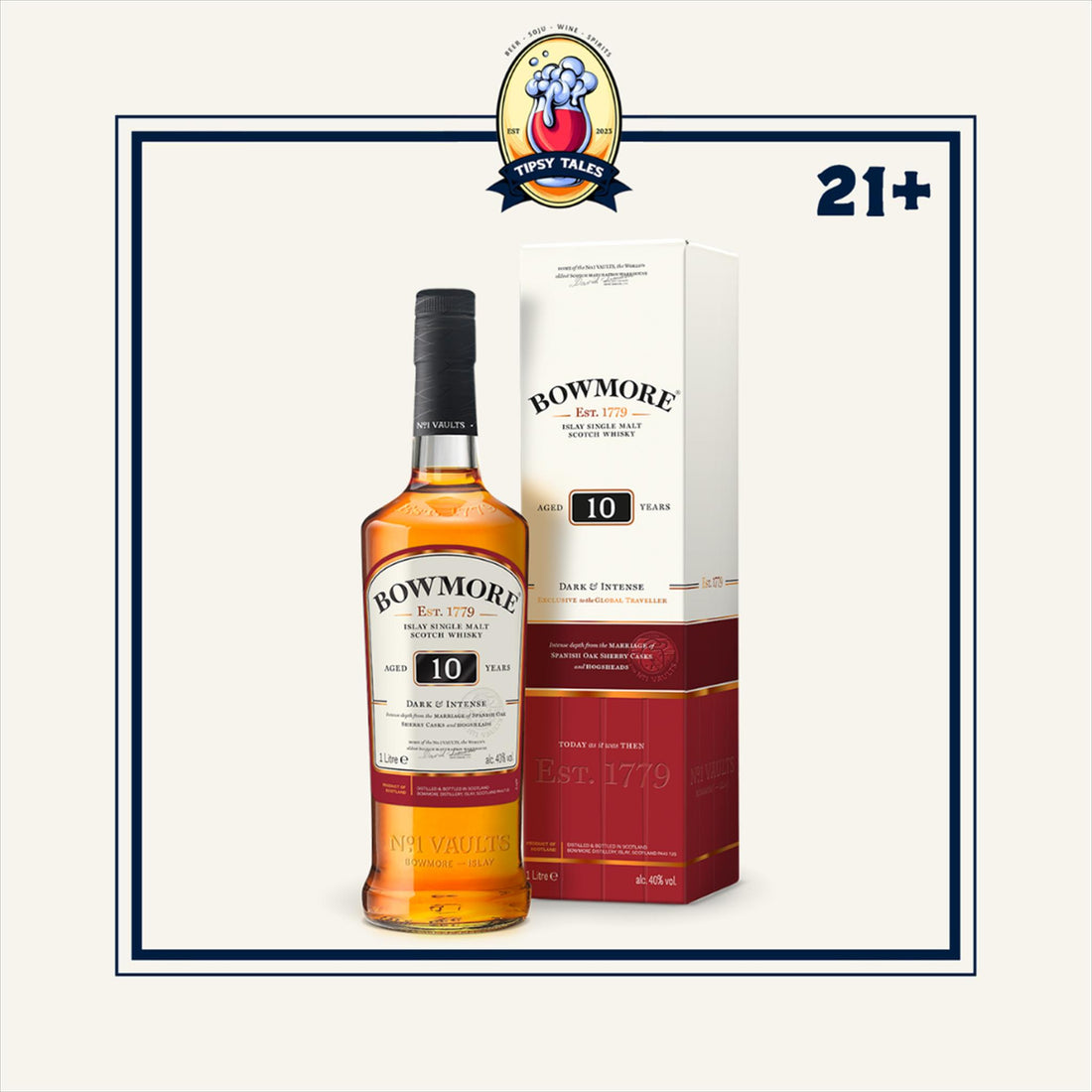 Bowmore 10 Year Old 1000ml 1