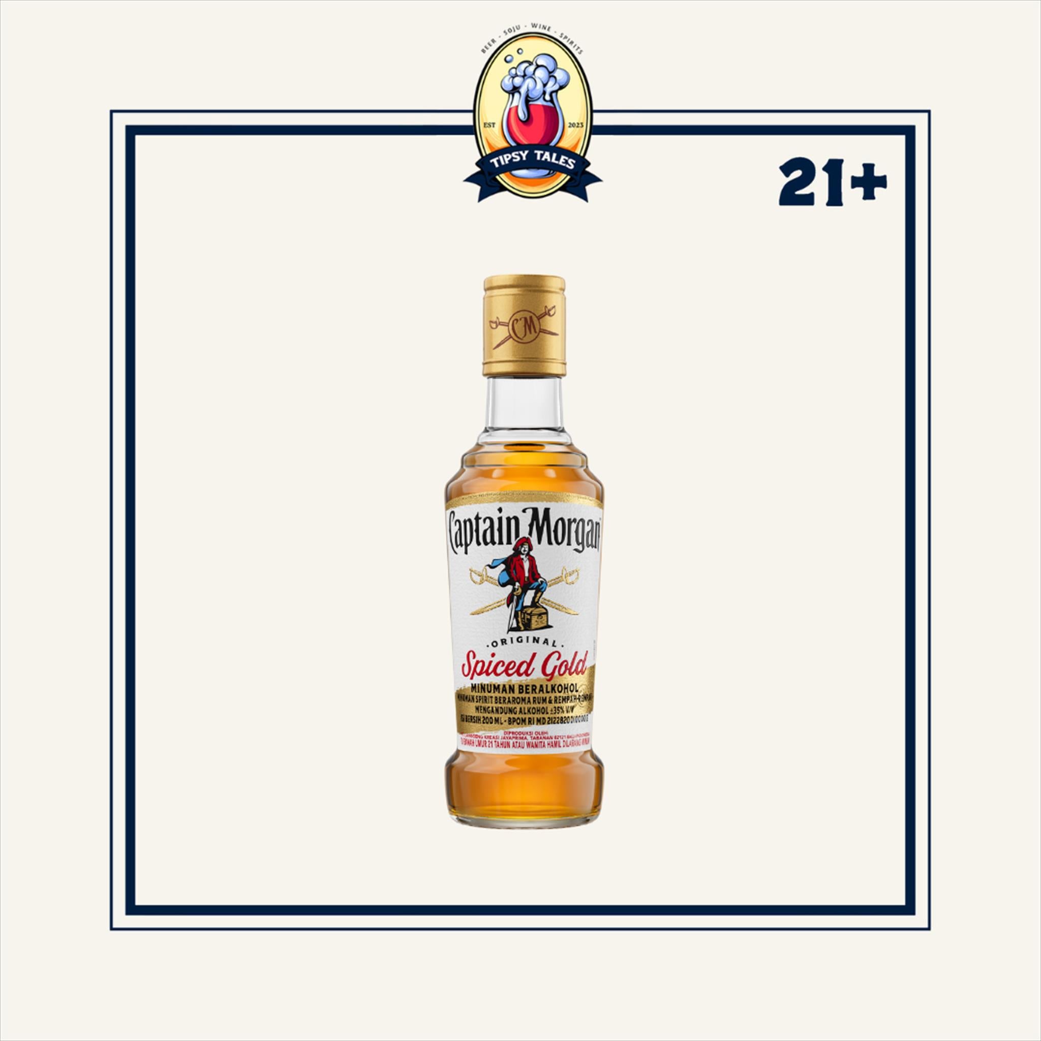 Captain Morgan Spiced Rum 200ml (Small) 1