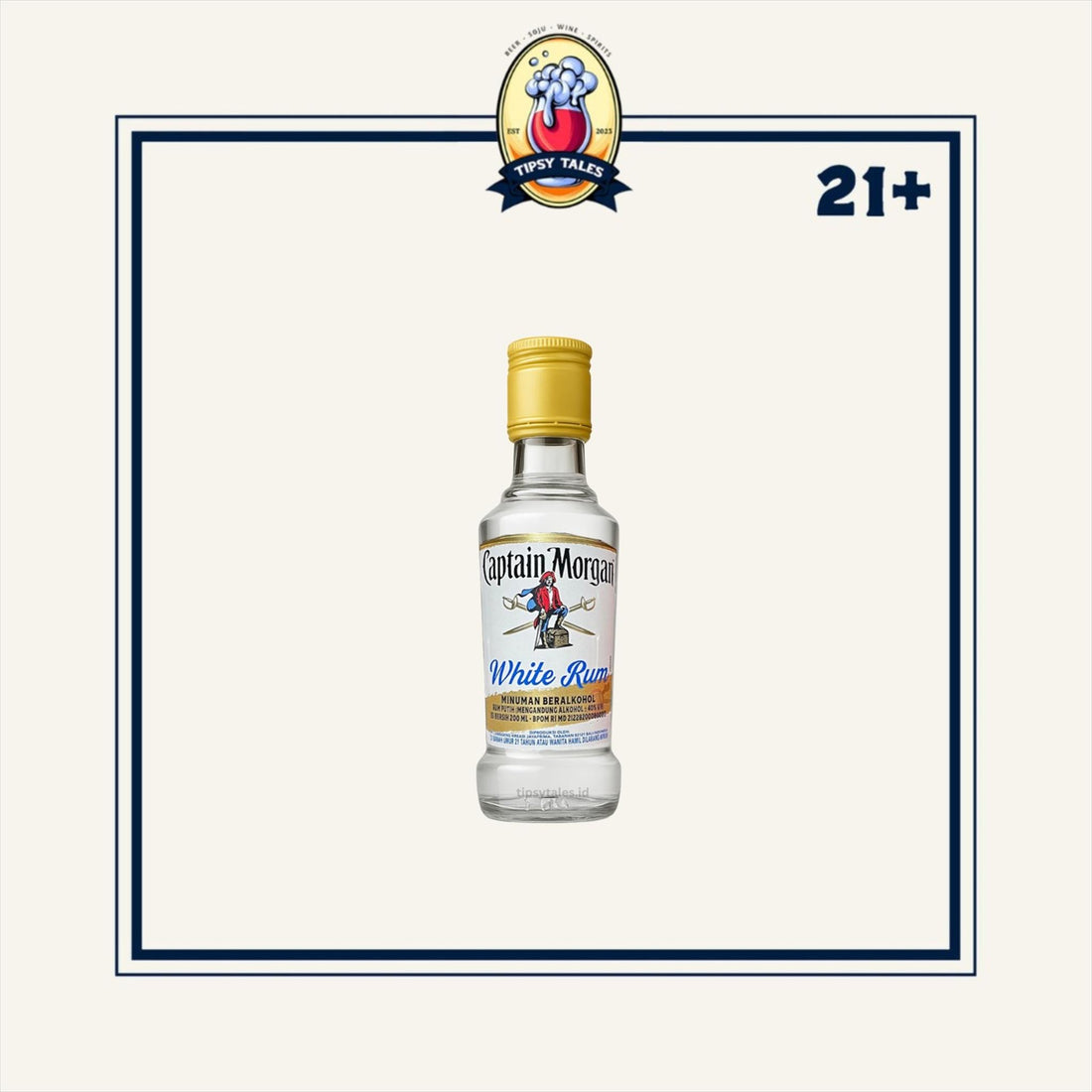 Captain Morgan White Rum 200ml 1