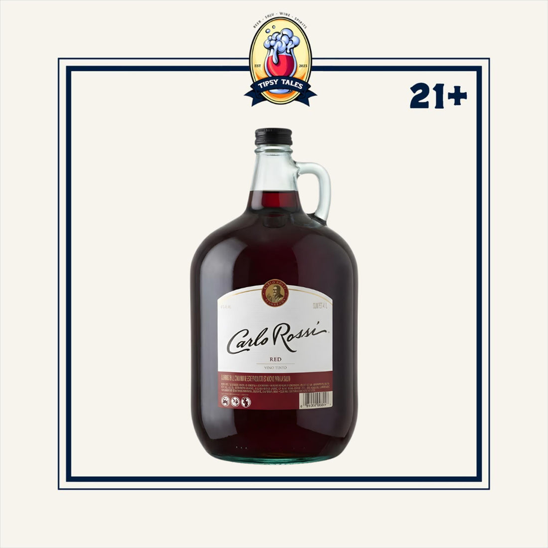 Carlo Rossi Red Wine 4L 1