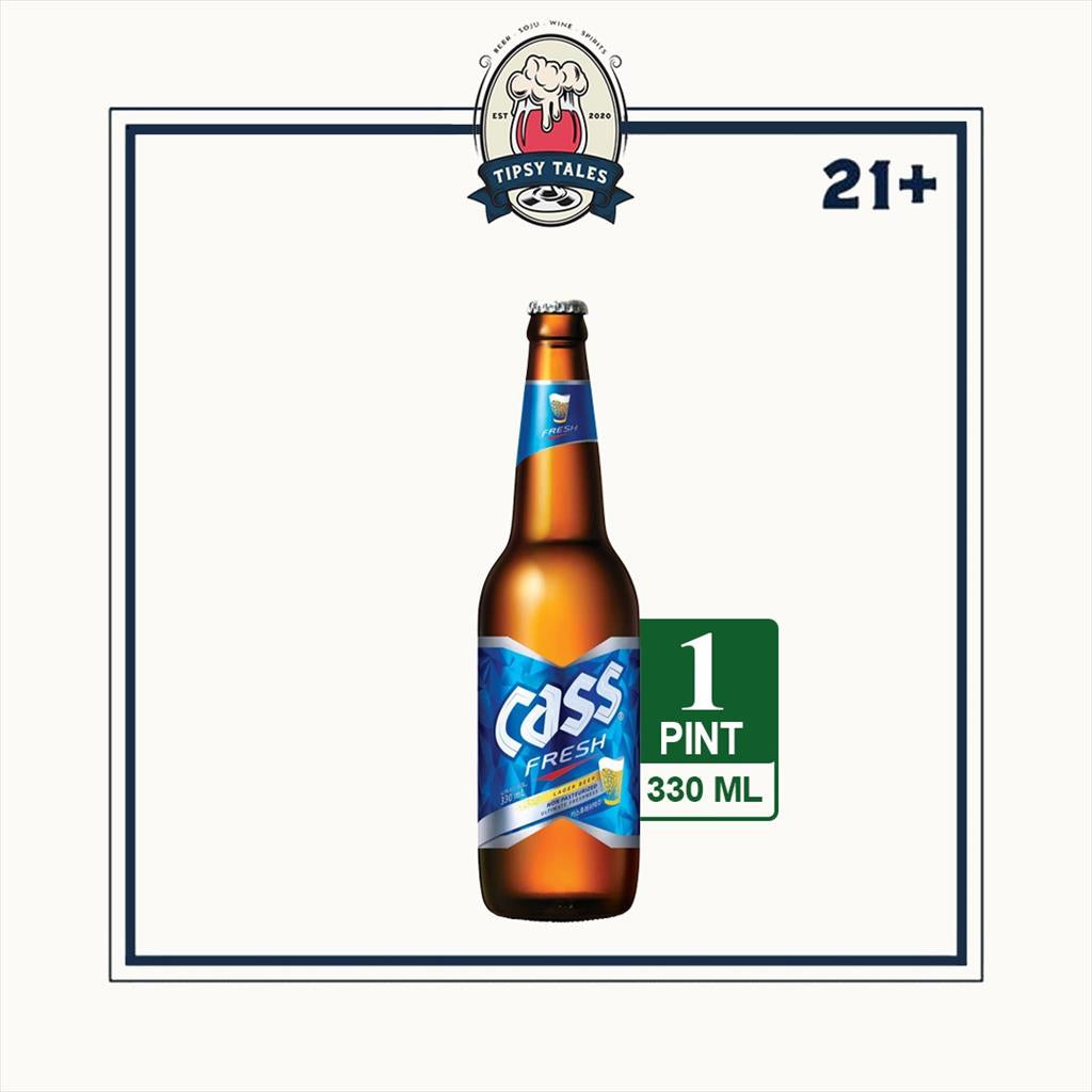 Cass Fresh Korean Beer 330ml 1