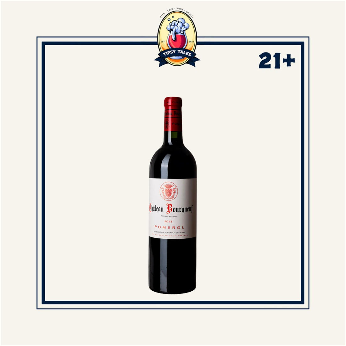 Chateau Bourgneuf Pomerol 2013 Wine 750ml 1