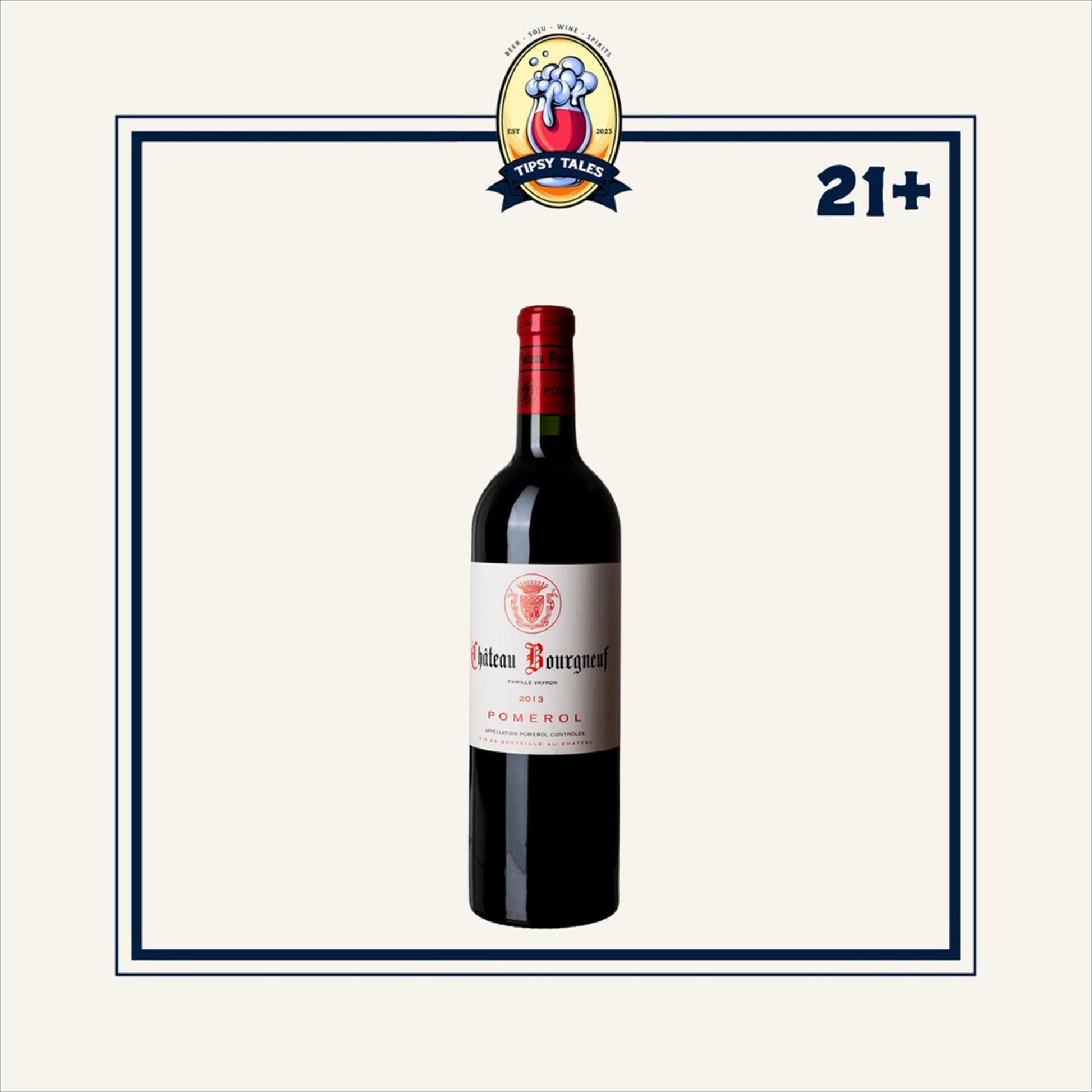 Chateau Bourgneuf Pomerol 2013 Wine 750ml 1