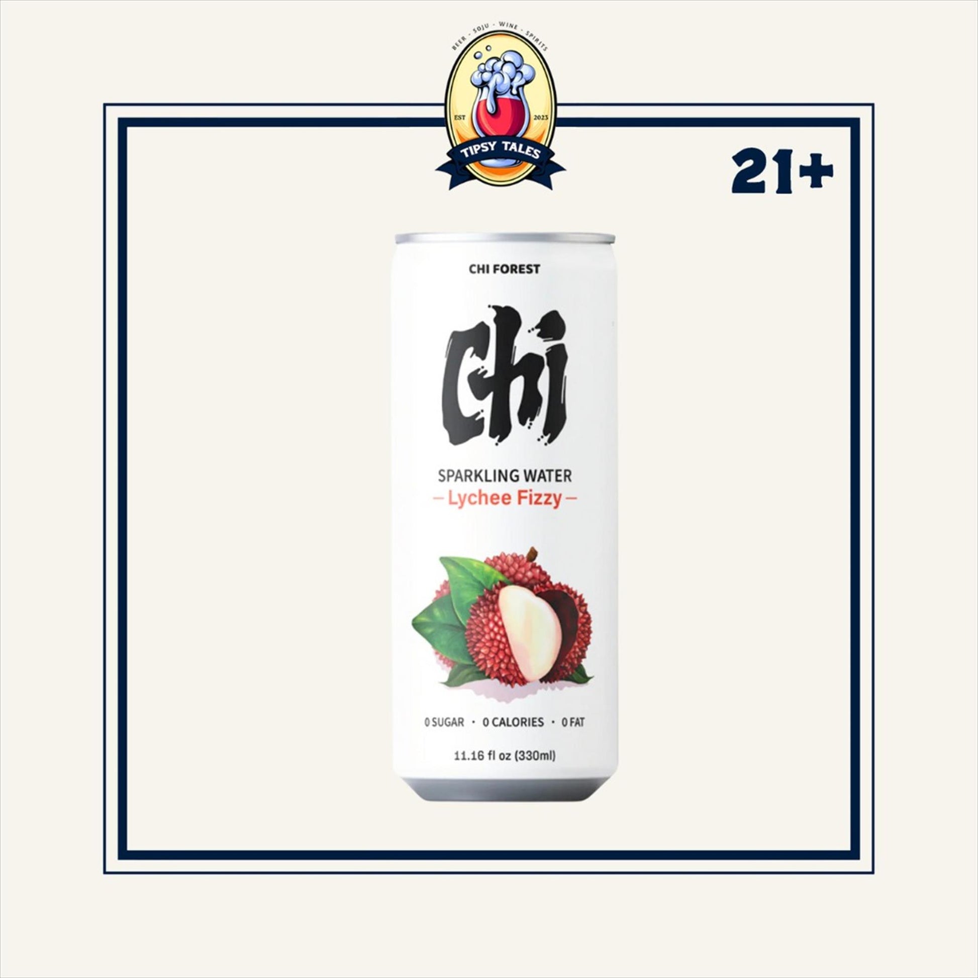 Chi Forest Sparkling WaterLychee Fizzy 330ml 1