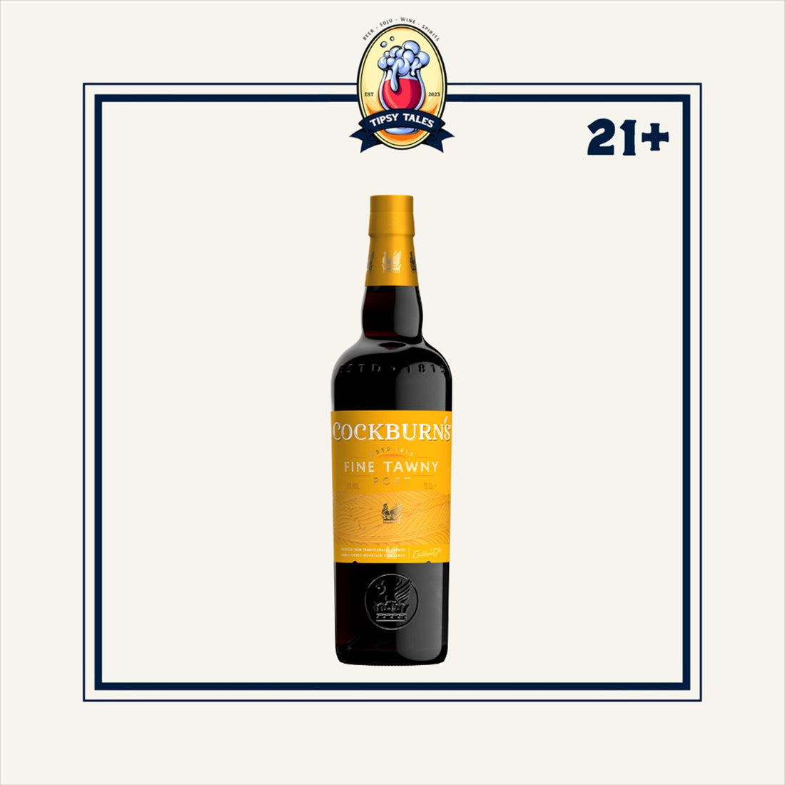Cockburns Fine Tawny Sweet Port Wine 700ml 1