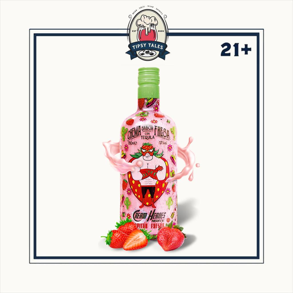 Cream Heroes Capitan Freson Strawberry Flavour Tequila Cream 700ml 1