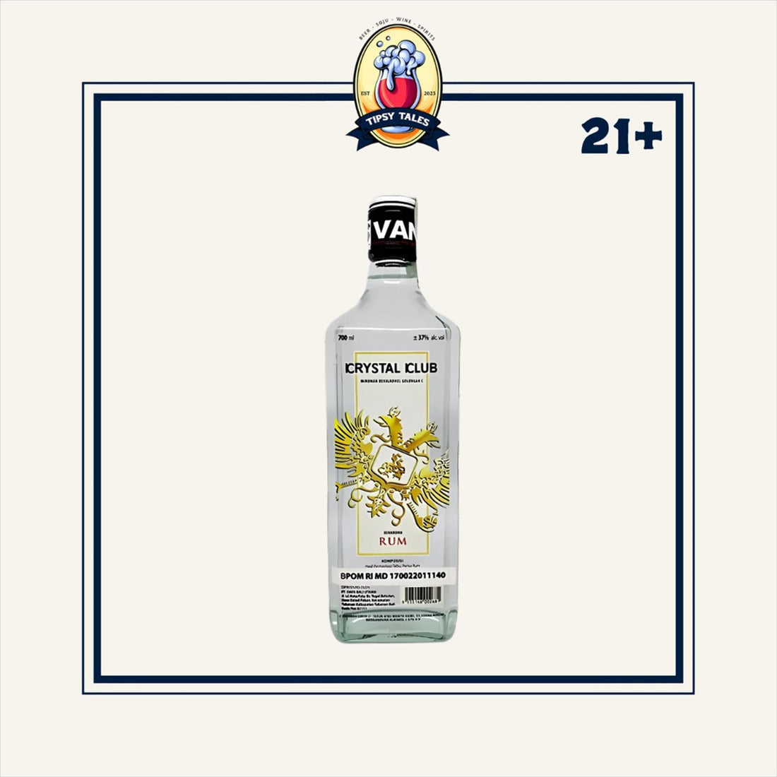 Crystal Club Vodka 700ml 1
