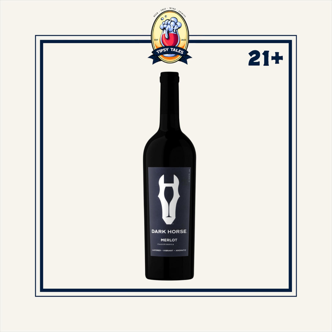 Dark Horse Merlot 750ml 1