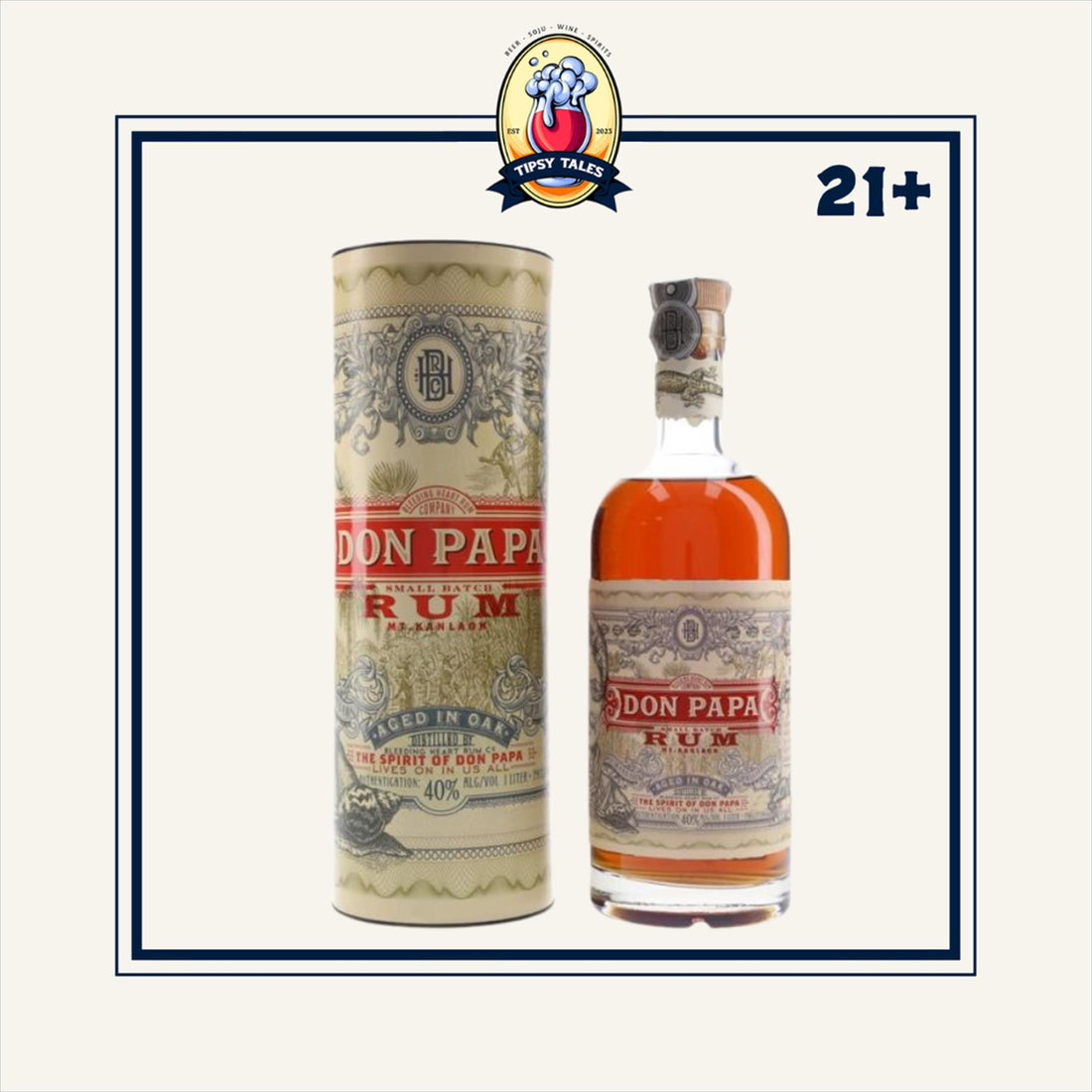 Don Papa 7 Year Old Small Batch 1000ml 1
