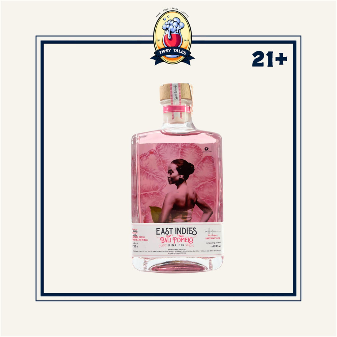 East Indies Pink Pomelo Gin200ml 1