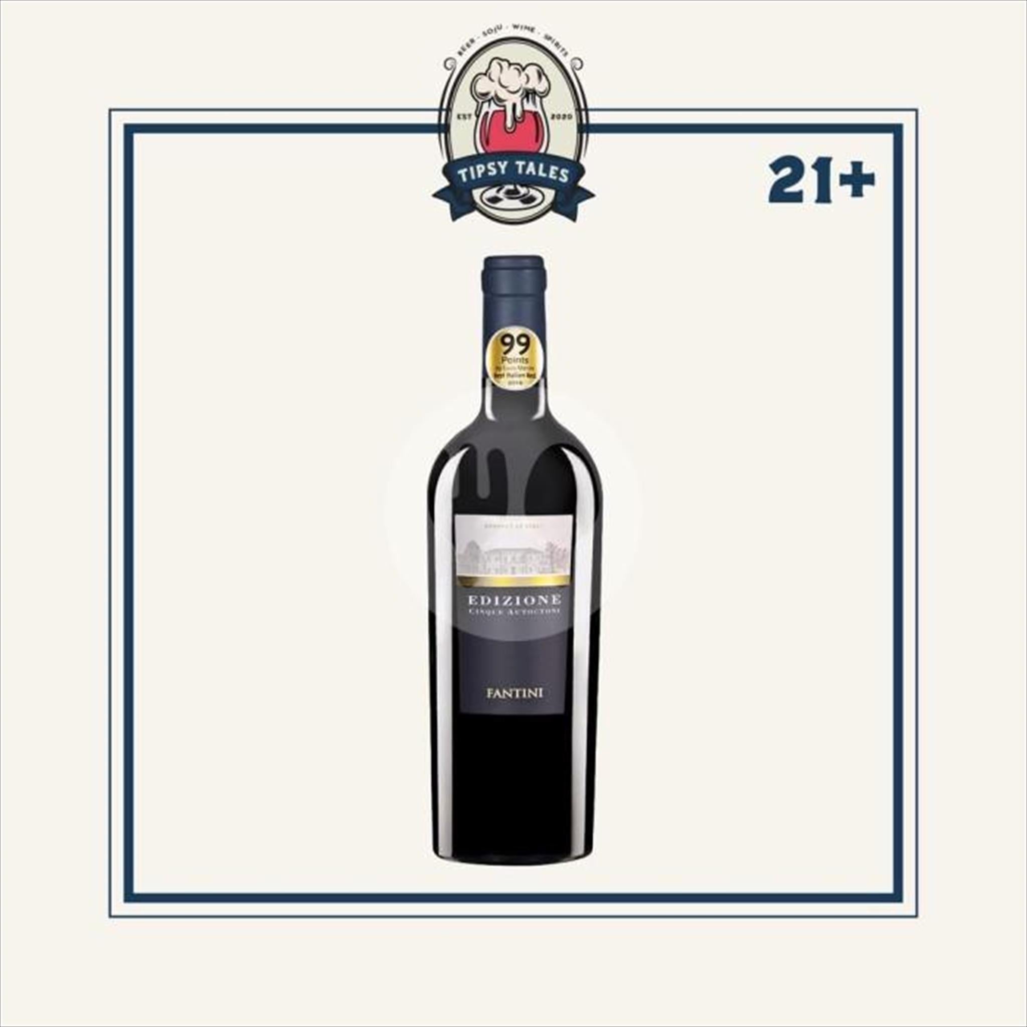 Edizione Cinque Autoctoni Fantini Farnese Italian Red Wine 750ml 1