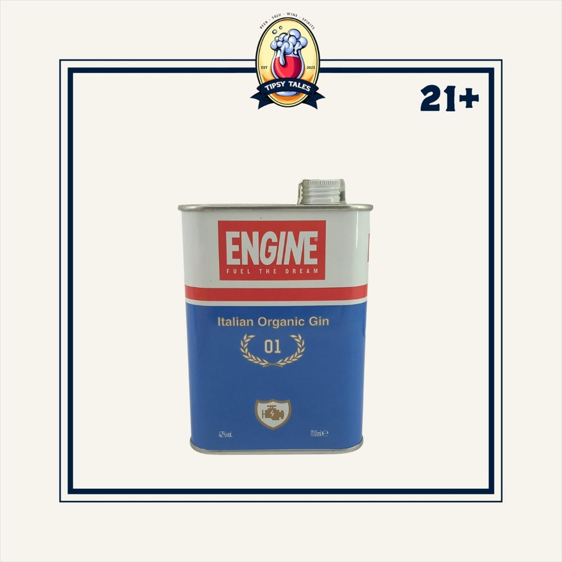 Engine Pure Organic Gin Italy Origin 700 ml 1