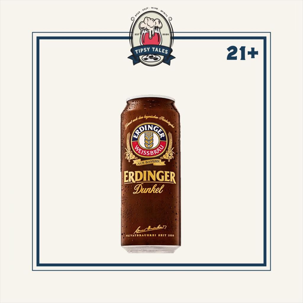 Erdinger Dunkel German Dark Wheat Beer 500 ml ( Kaleng ) 1