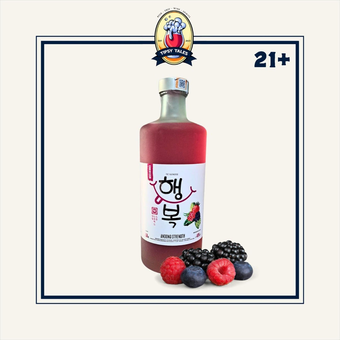 Free Menjangan Merah Happy Andong Strength  Mix Berry 750ml 1