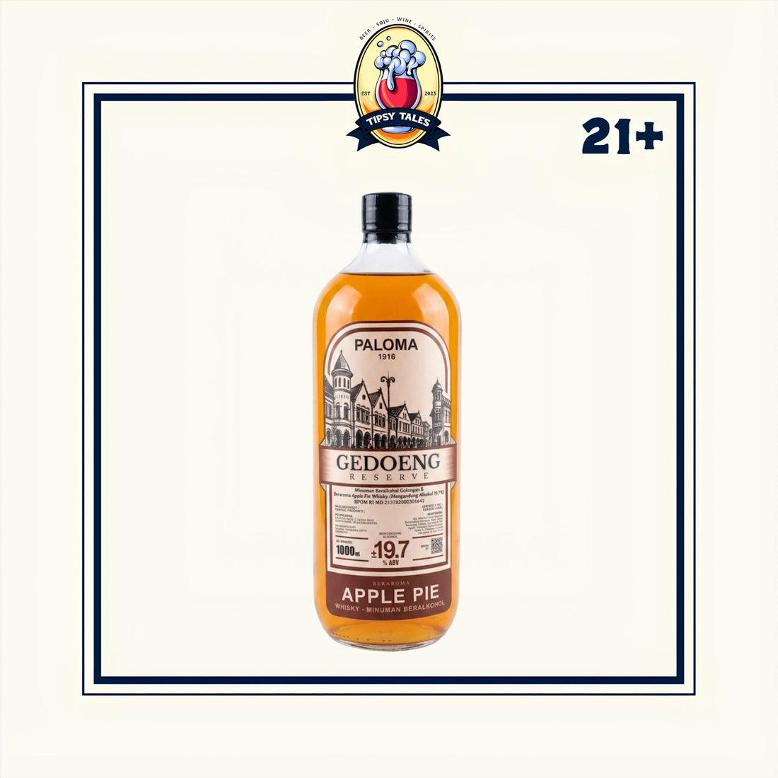 Gedoeng Reserve Apple Pie Whisky 1000ml 1