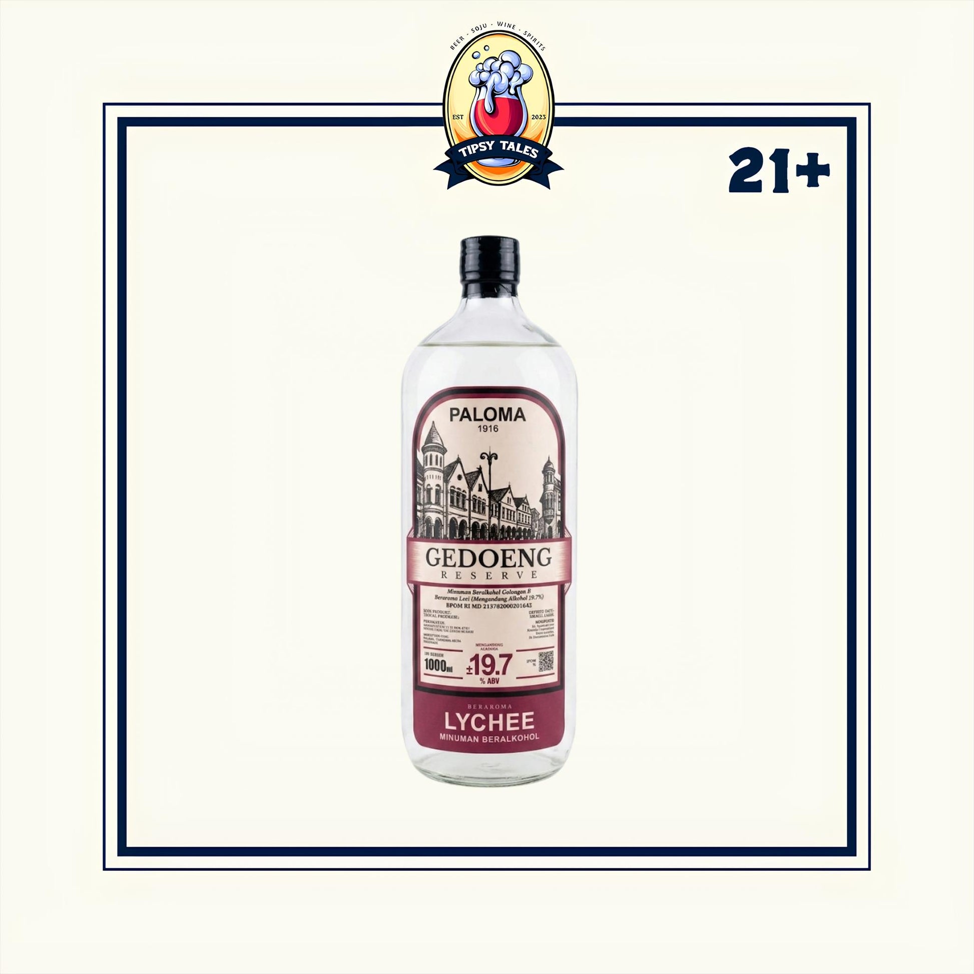 Gedoeng Reserve Lychee Vodka 1000ml 1